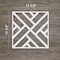 Ekena Millwork Medium Killeen Decorative Fretwork Wall Panels in Architectural PVC, 15 3/8"W x 15 3/8"H x 3/8"T WALP16X16KLN - alternate 2